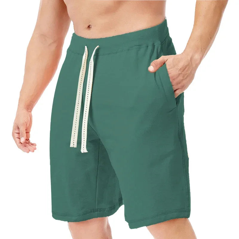 2025 Men's New Cotton Blended Loose Large Shorts