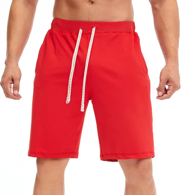 2025 Men's New Cotton Blended Loose Large Shorts