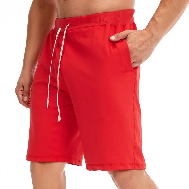 2025 Men's New Cotton Blended Loose Large Shorts
