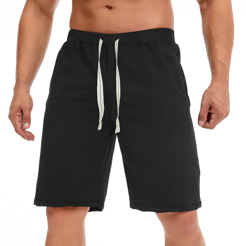 2025 Men's New Cotton Blended Loose Large Shorts