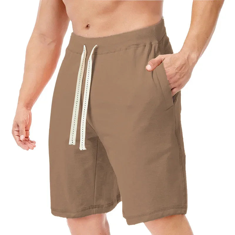 2025 Men's New Cotton Blended Loose Large Shorts