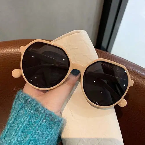 Sunglasses for Women Geometry Shape Frame Fashion Glasses Vintage Big Sunshades Shades
