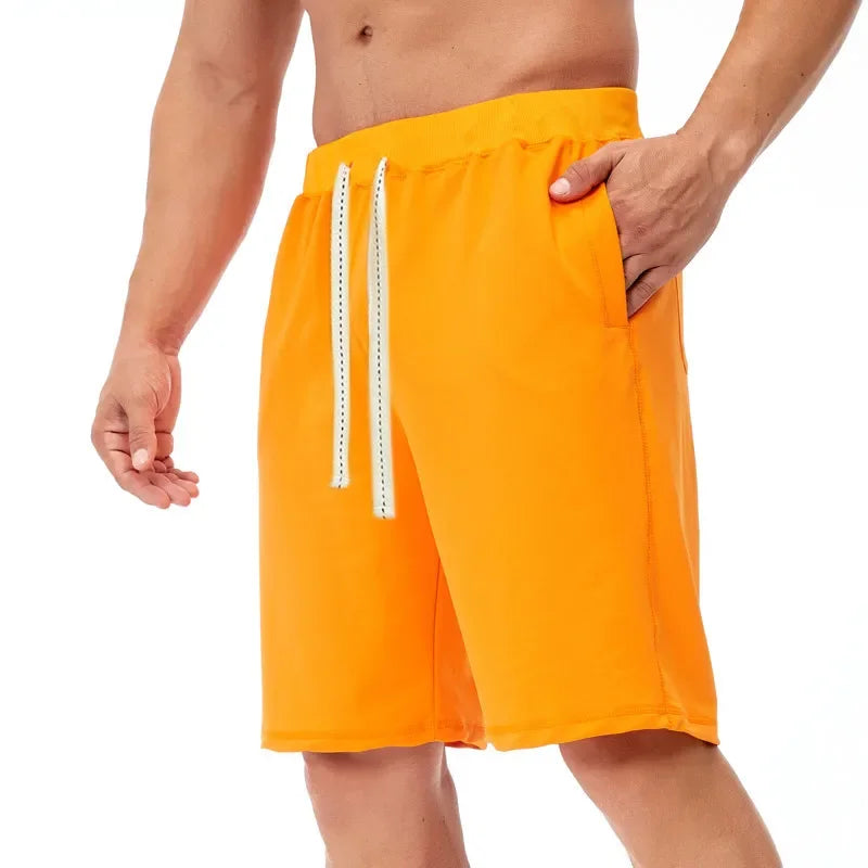 2025 Men's New Cotton Blended Loose Large Shorts
