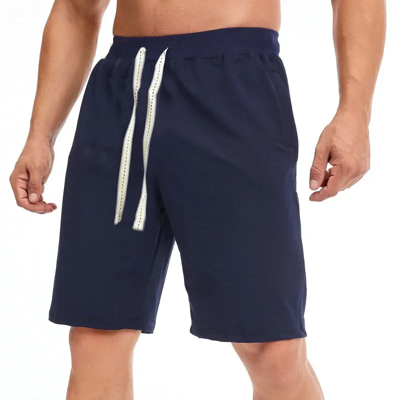 2025 Men's New Cotton Blended Loose Large Shorts
