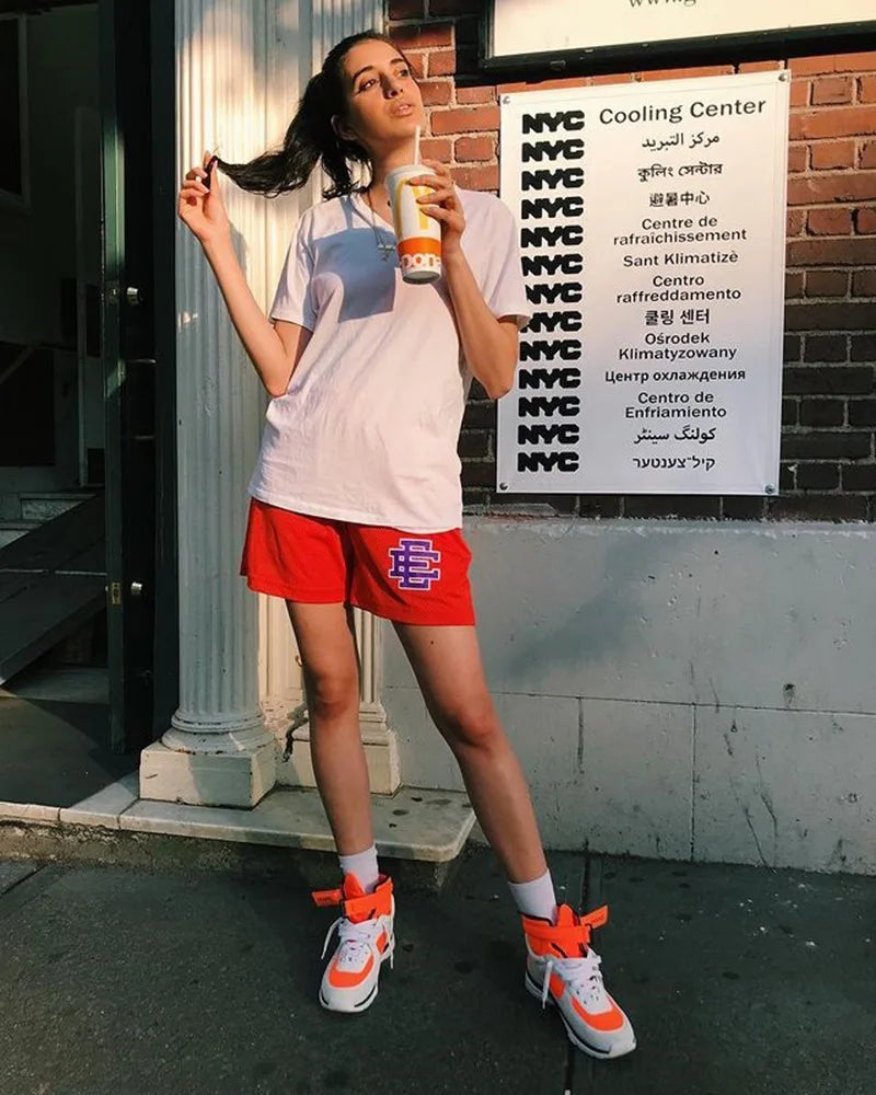 2025 Summer Hot-selling Fashion Brand EE Shorts Quick-drying Sweat Absorption