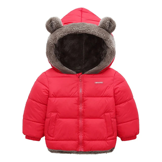 Baby Kids Jackets For Girls Thick Coats Halloween Clothes Toddler Boys Warm Hooded Jacket Children Outerwear 2 4 6 Yrs Snowsuit