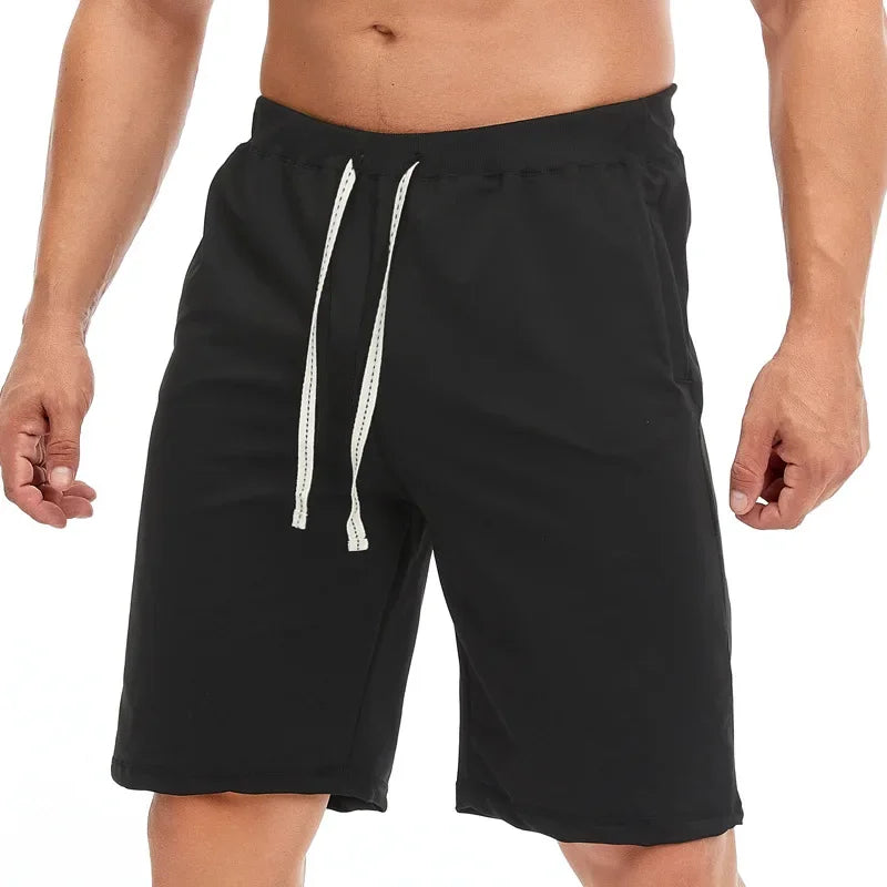 2025 Men's New Cotton Blended Loose Large Shorts