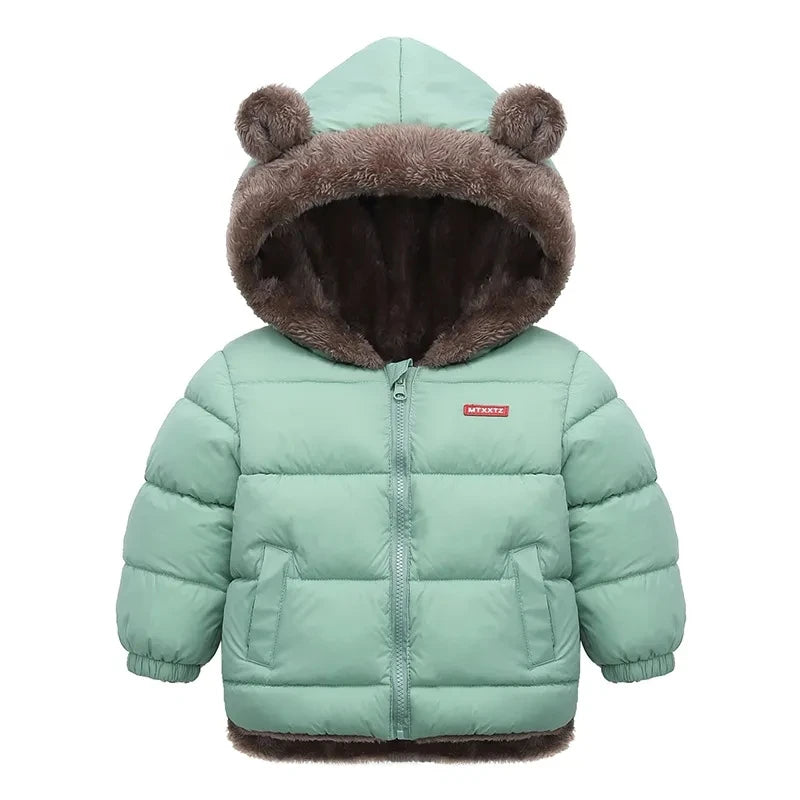 Baby Kids Jackets For Girls Thick Coats Halloween Clothes Toddler Boys Warm Hooded Jacket Children Outerwear 2 4 6 Yrs Snowsuit