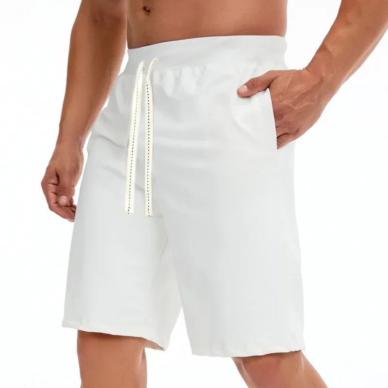 2025 Men's New Cotton Blended Loose Large Shorts