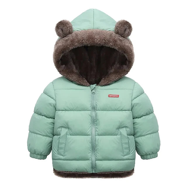 Baby Kids Jackets For Girls Thick Coats Halloween Clothes Toddler Boys Warm Hooded Jacket Children Outerwear 2 4 6 Yrs Snowsuit